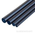 Černá POM acetalová plastová tyč kulaté tyče 20 mm